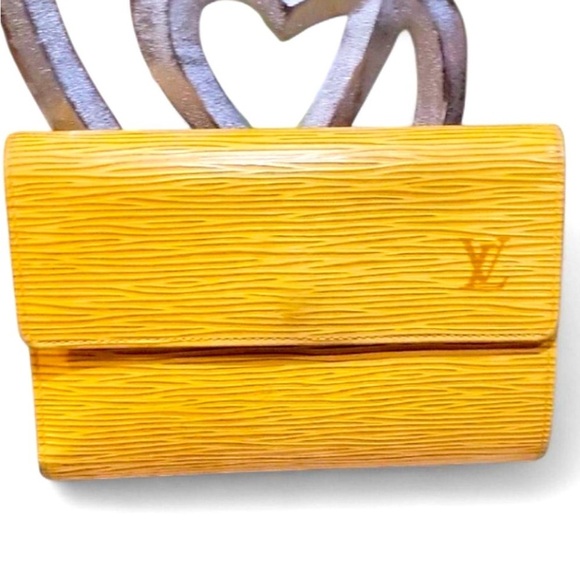 Louis Vuitton Yellow Clutch Wallet - Picture 1 of 8